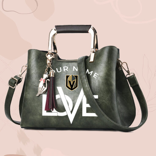 NHL - True fans of Vegas Golden Knights's Hand Bag:nhl,hand bag,leather handbag,nhl hand bag