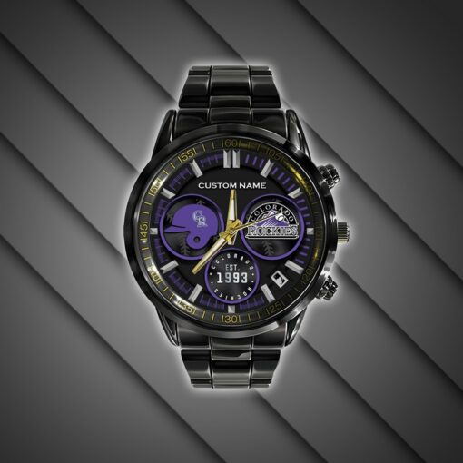 MLB - True fans of Colorado Rockies's:mlb,hand watch,mlb hand watch, watch