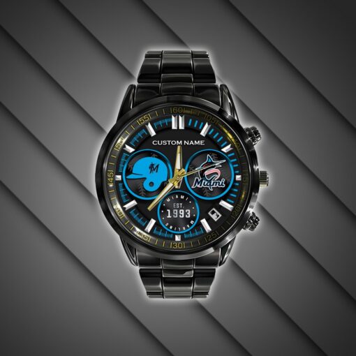 MLB - True fans of Miami Marlins's:mlb,hand watch,mlb hand watch, watch